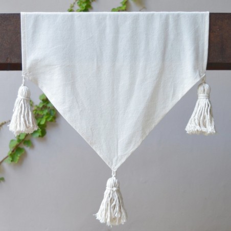 Camino de Mesa - Borlas Macramé Puntas