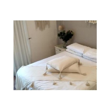 Pie de Cama - SOFIA - Pompones + Funda