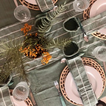 Plato de Sitio hoja de Palma