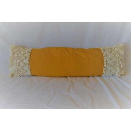 Almohadones - BERNA XL - Tusor y Macramé