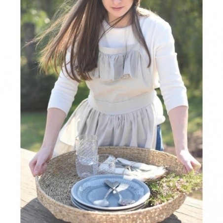 Set Lovely Chef Premium: Delantal Jazmín+ Repasador