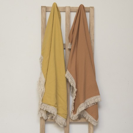 Manta Delhi Gasa Reversible & Flecos