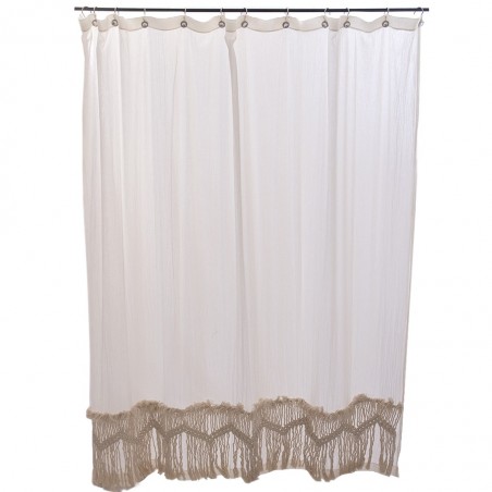 Cortina de Baño -  Alisos Macramé Inferior