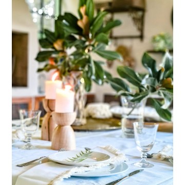 Set de 2 Porta velas -...