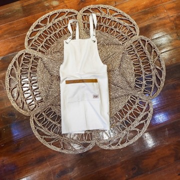 Delantal Unisex  Panamá Cuero