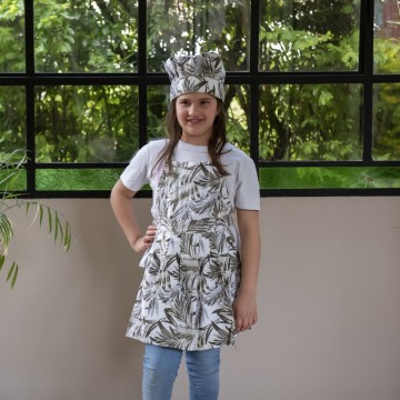 Delantal Niña + Gorro de...