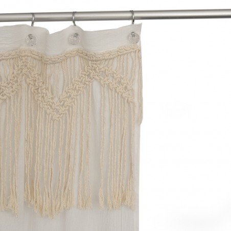 Cortina de Baño - Macramé Alisos