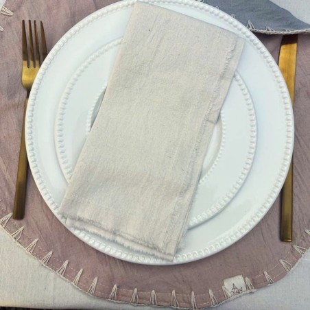 Plato de Sitio  Tusor Reversible Crochet x 2