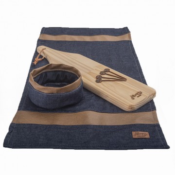 Set de Picada Cuero & Denim...