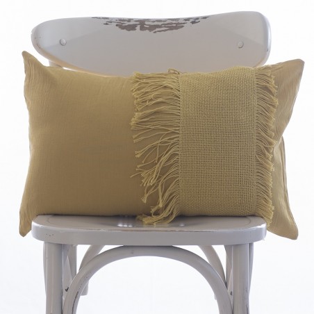 Combo Almohadon Aplique  Telar - 2 x 40 x 60