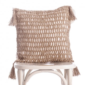 Crochet Cuadros y Borlas -...