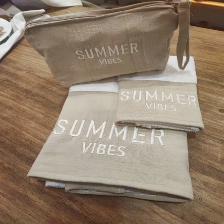 Summer Vibes: Toallón, toalla y Neceser