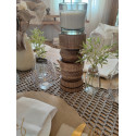 Set de 2 Porta velas -...