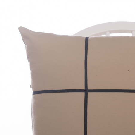Combo Almohadones Bies Negro Cuadros Grandes